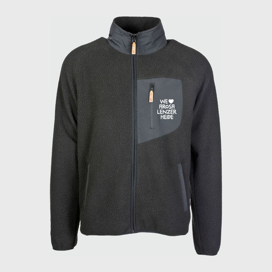 Fleece-Jacke – Herren in Black