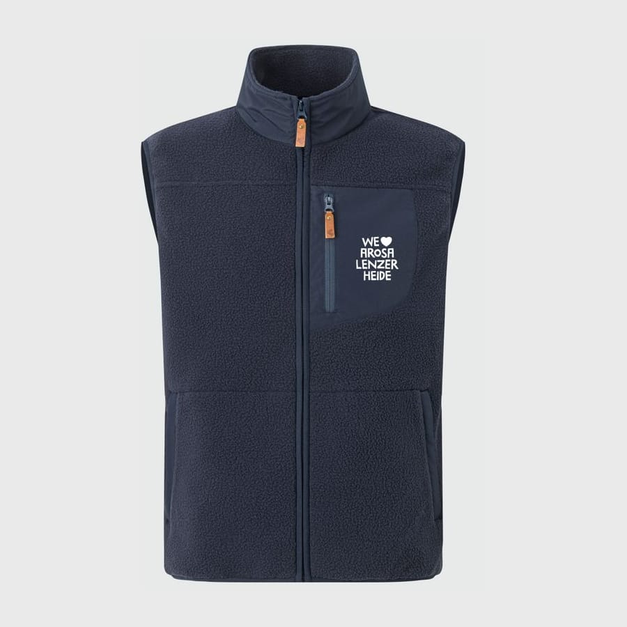 Fleece-Gilet – Herren in Dark Navy