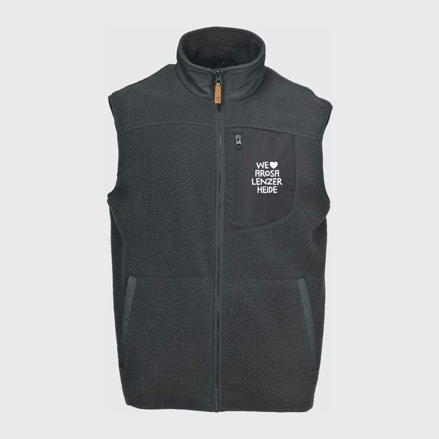 Fleece-Gilet – Herren in Darkest Spruce