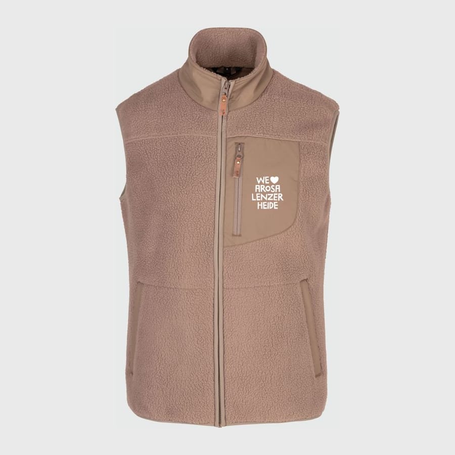 Fleece-Gilet – Herren in Shitake