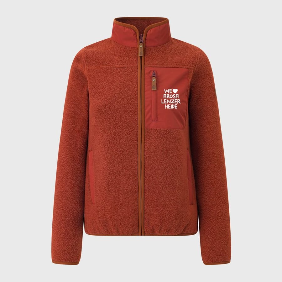 Fleece-Jacke – Damen in Arabian Spice