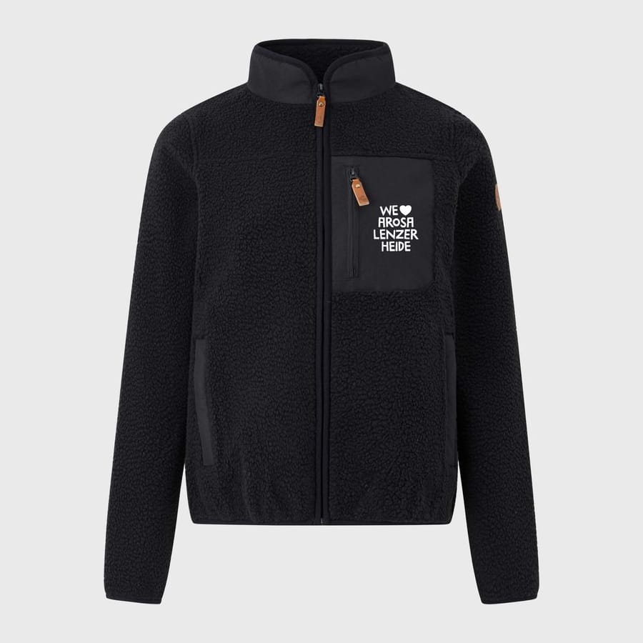 Fleece-Jacke – Damen in Black